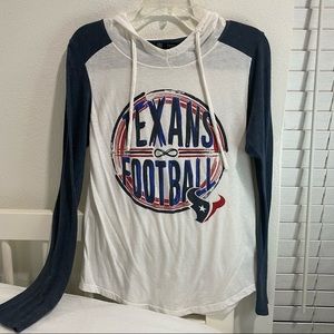 NFL Houston Texans long sleeve hoodie shirt